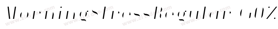 MorningStressRegular-G0ZZ字体转换