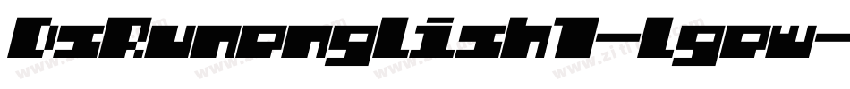 DsRunenglish1-lgew字体转换