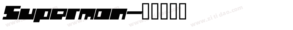 Superman字体转换