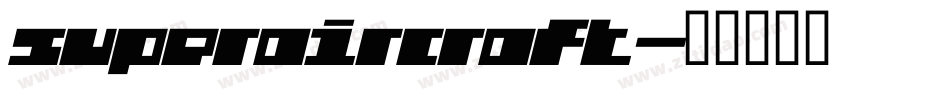 superaircraft字体转换