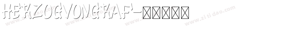 HERZOGVonGraf字体转换