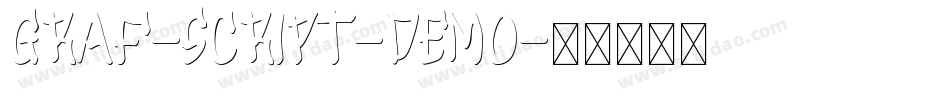 Graf-Script-Demo字体转换