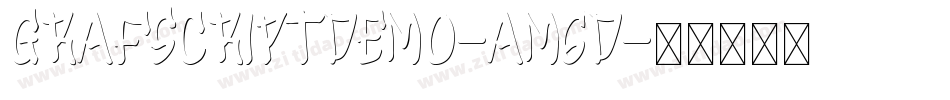 GrafScriptDemo-AM6D字体转换