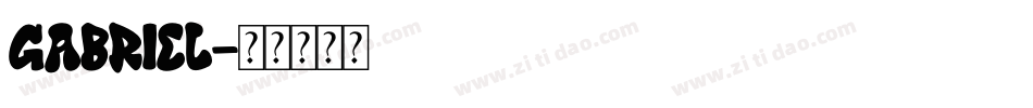 gabriel字体转换