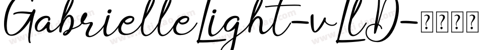 GabrielleLight-vLlD字体转换