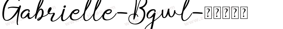 Gabrielle-Bgwl字体转换