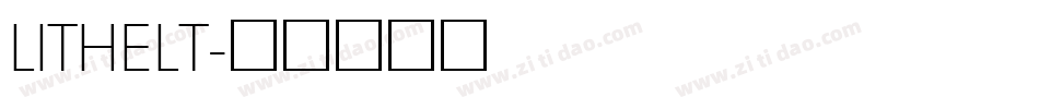 LITHELT字体转换
