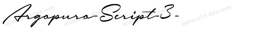 Argopuro-Script-3字体转换