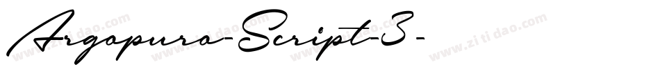 Argopuro-Script-3字体转换