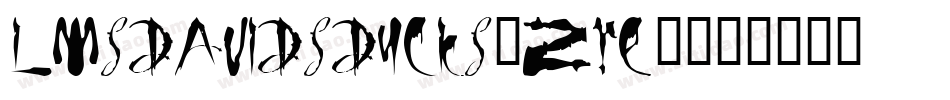 LmsDavidsDucks-zRE4字体转换