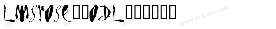 LmsRose-5OdL字体转换