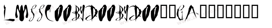 LmsScoobyDoobyDoo-2gA3字体转换