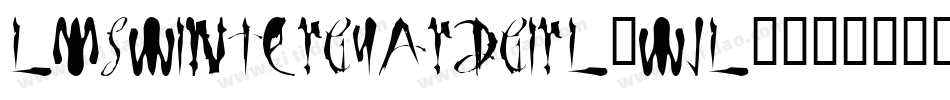 LmsWinterguardGirl-WJl4字体转换
