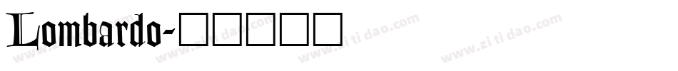 Lombardo字体转换