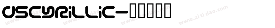 DSCyrillic字体转换