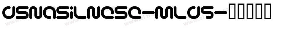 DsNasilnese-mLD5字体转换