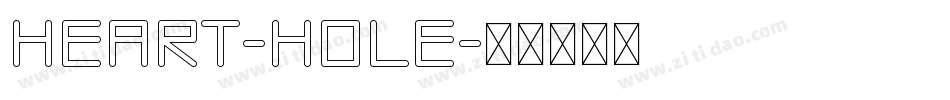 Heart-Hole字体转换