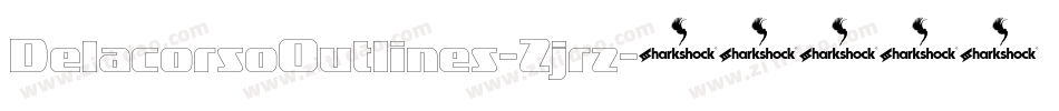 DelacorsoOutlines-Zjrz字体转换