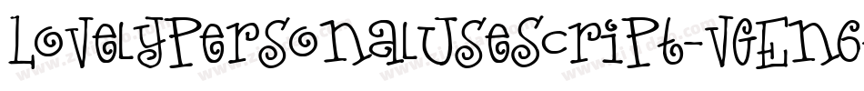 LovelypersonaluseScript-VGEn6字体转换