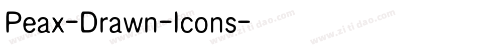 Peax-Drawn-Icons字体转换