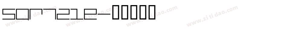 SQR721E字体转换