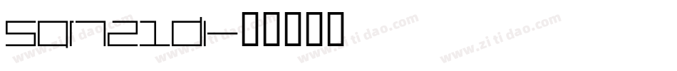 Sqr721di字体转换