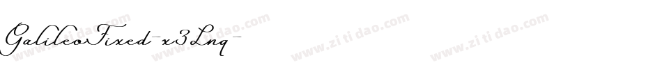 GalileoFixed-x3Lnq字体转换