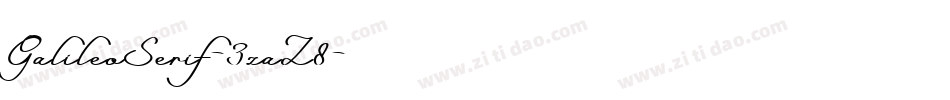 GalileoSerif-3zaZ8字体转换