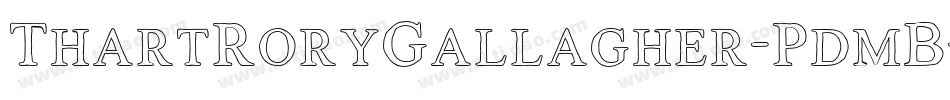 ThartRoryGallagher-PdmB字体转换