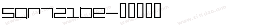 SQR721BE字体转换
