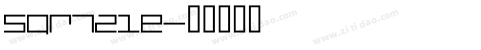 SQR721E字体转换