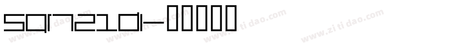 Sqr721di字体转换