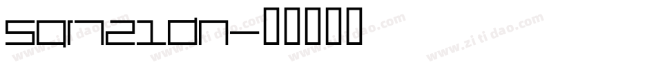 Sqr721dn字体转换