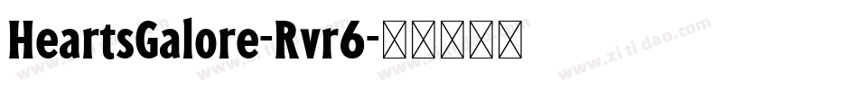 HeartsGalore-Rvr6字体转换