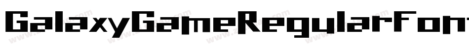 GalaxyGameRegularFonty-KPA7字体转换