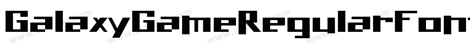 GalaxyGameRegularFonty-KPA7字体转换