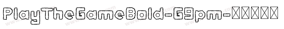 PlayTheGameBold-G9pm字体转换