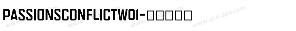 PassionsConflictW01字体转换