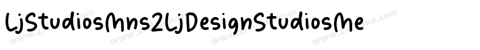 LjStudiosMns2LjDesignStudiosMedium-mOxx字体转换