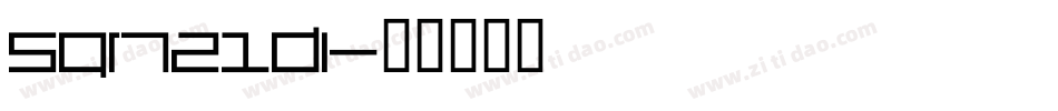 Sqr721di字体转换