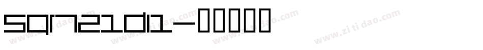 Sqr721di1字体转换