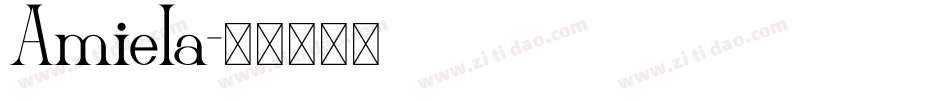 Amiela字体转换