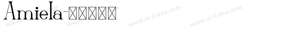 Amiela字体转换