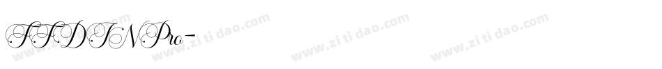 FFDINPro字体转换