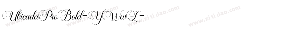 UbicadaProBold-YWwL字体转换