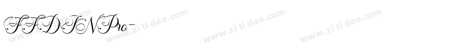 FFDINPro字体转换
