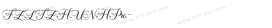 FZLTZHUNHPro字体转换