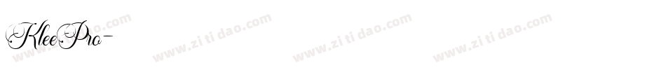 KleePro字体转换