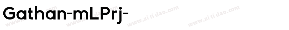 Gathan-mLPrj字体转换