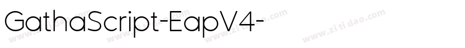 GathaScript-EapV4字体转换